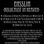 Ensslin - Holocaust In Heaven